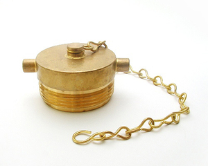 Brass Plug with Chain